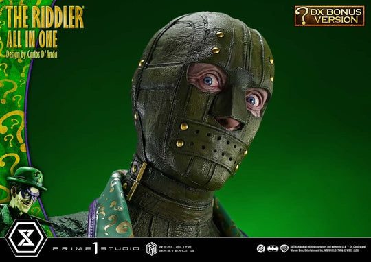 DC Comics Real Elite Masterline Series Statue 1/3 The Riddler All In One (Design by Carlos D'Anda) DX Bonus Version 74 cm