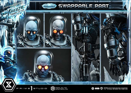 DC Comics Real Elite Masterline Series Statue 1/3 Batman (Comics) Mr. Freeze Heart of Ice (Design by Carlos D'Anda) Deluxe Bonus Version 82 cm