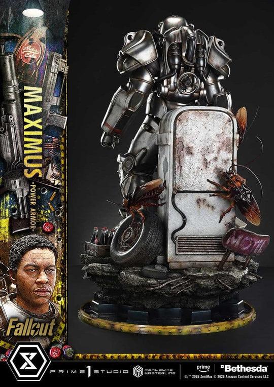 Fallout Real Elite Masterline Statue 1/4 Maximus Power Armor 67 cm