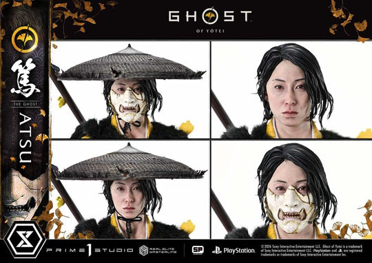 Ghost of Yotei Real Elite Masterline Statue 1/4 Atsu 59 cm