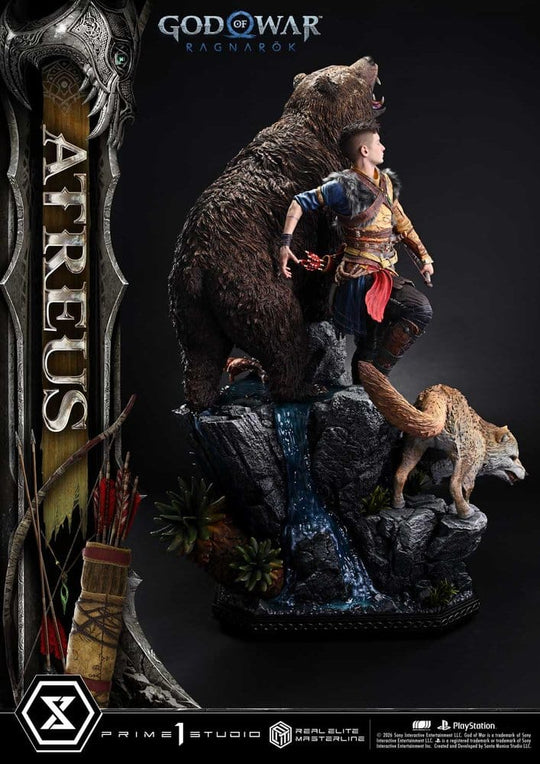 God of War: Ragnarok Real Elite Masterline Statue 1/3 Atreus 96 cm