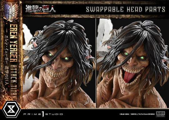 Attack on Titan (TV animation) Ultimate Diorama Masterline Statue Eren Yeager Attack Titan Bonus Version 81 cm