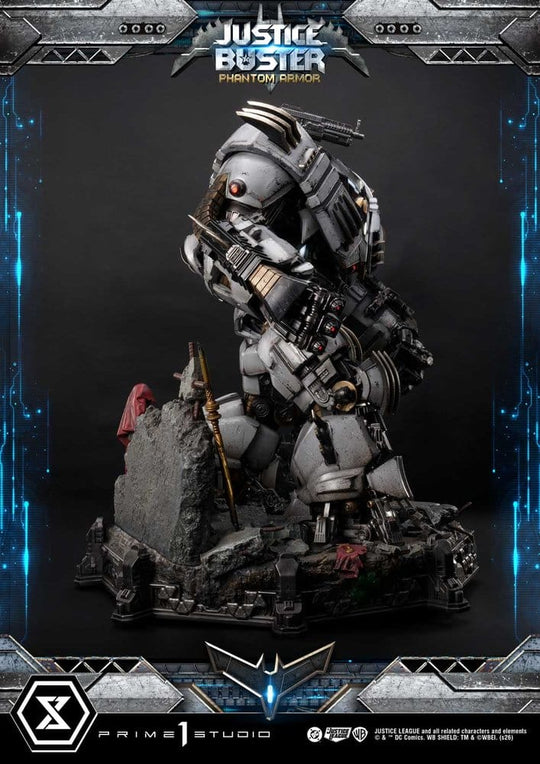 DC Comics Ultimate Museum Masterline Statue Justice Buster: Phantom Armor (Design By Josh Nizzi) 88 cm