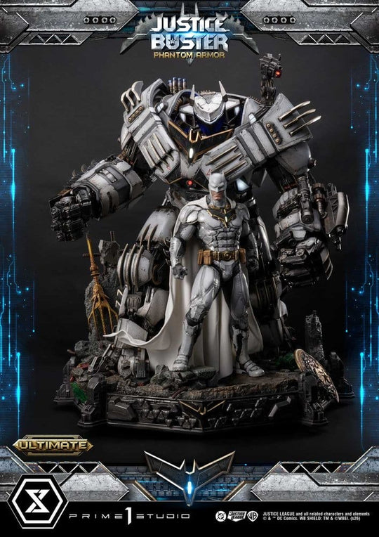 DC Comics Ultimate Museum Masterline Statue Justice Buster: Phantom Armor (Design By Josh Nizzi) Ultimate Version 88 cm