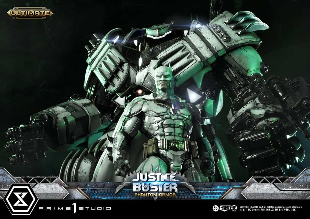 DC Comics Ultimate Museum Masterline Statue Justice Buster: Phantom Armor (Design By Josh Nizzi) Ultimate Version 88 cm