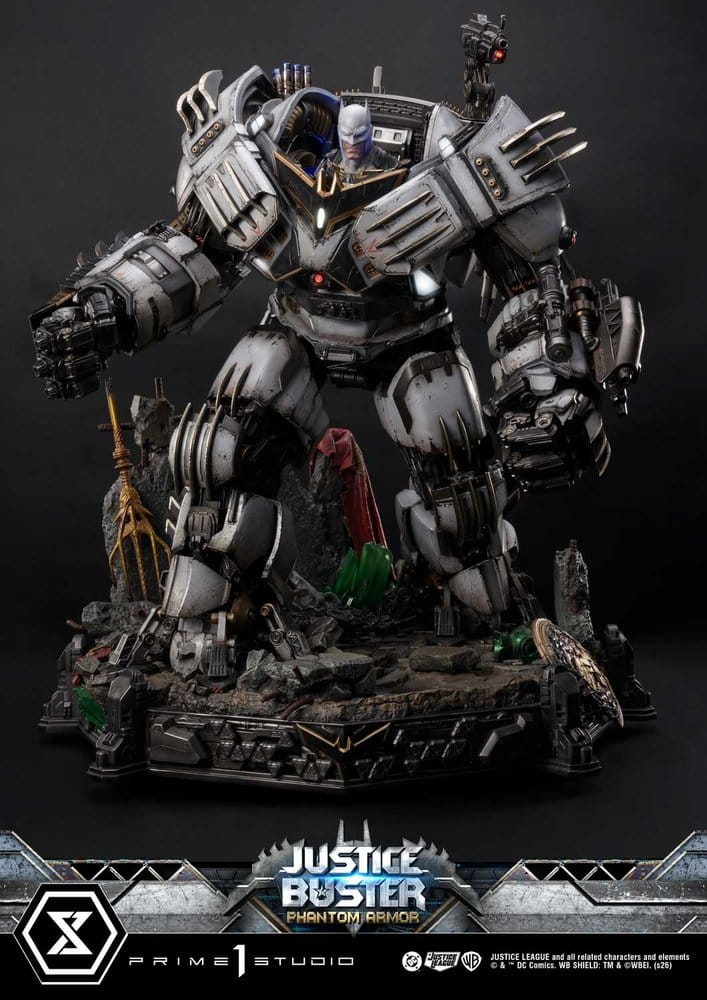 DC Comics Ultimate Museum Masterline Statue Justice Buster: Phantom Armor (Design By Josh Nizzi) Ultimate Version 88 cm