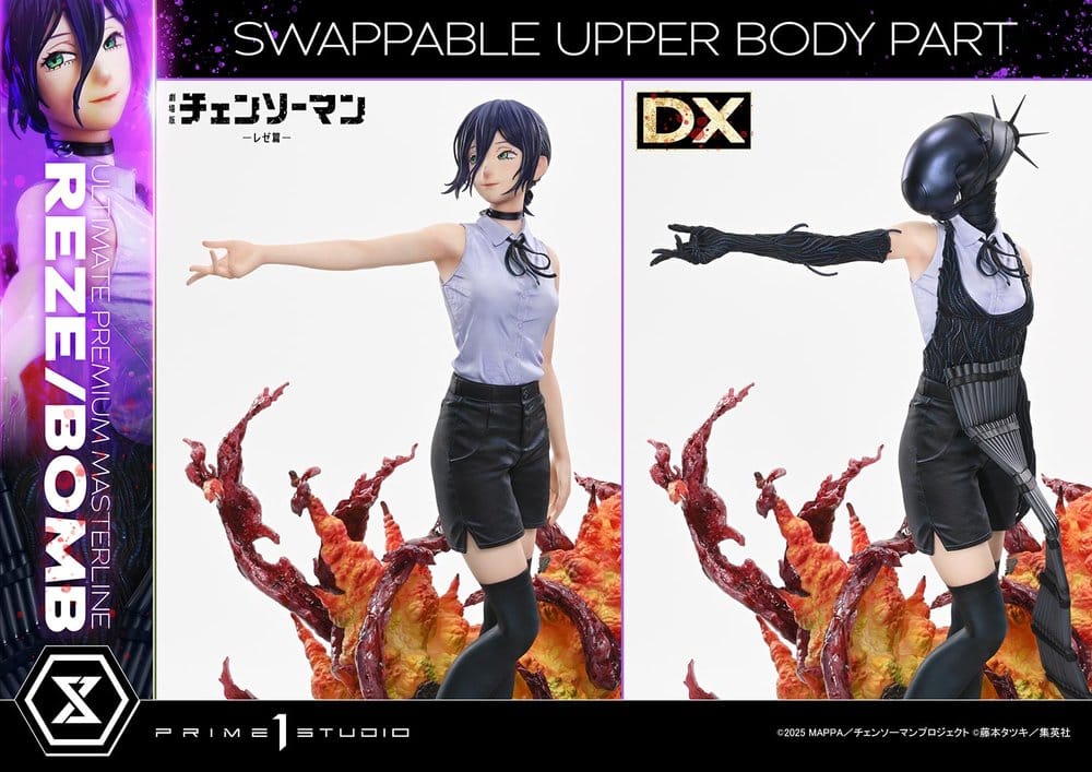 Chainsaw Man Ultimate Premium Masterline Series Statue 1/4 The Movie: Reze Arc REZE/BOMB DX Bonus Version 56 cm