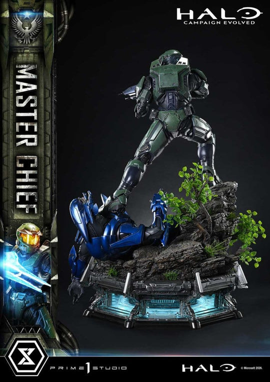 Halo Ultimate Premium Masterline Series Statue 1/4 Campaign Evolved Master Chief Bonus Version 78 cm