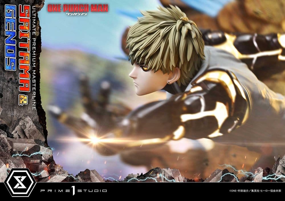 One-Punch Man Ultimate Premium Masterline Series Statue 1/4 Saitama & Genos 73 cm