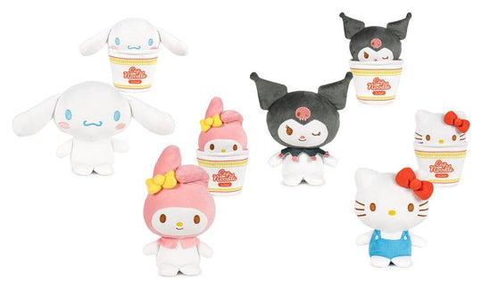 Hello Kitty & Friends Plush Figures - Cup Noodles 16 cm Assortment (24)
