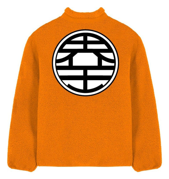 Dragon Ball Z Sherpa Jacket  Goku Kanji Size L
