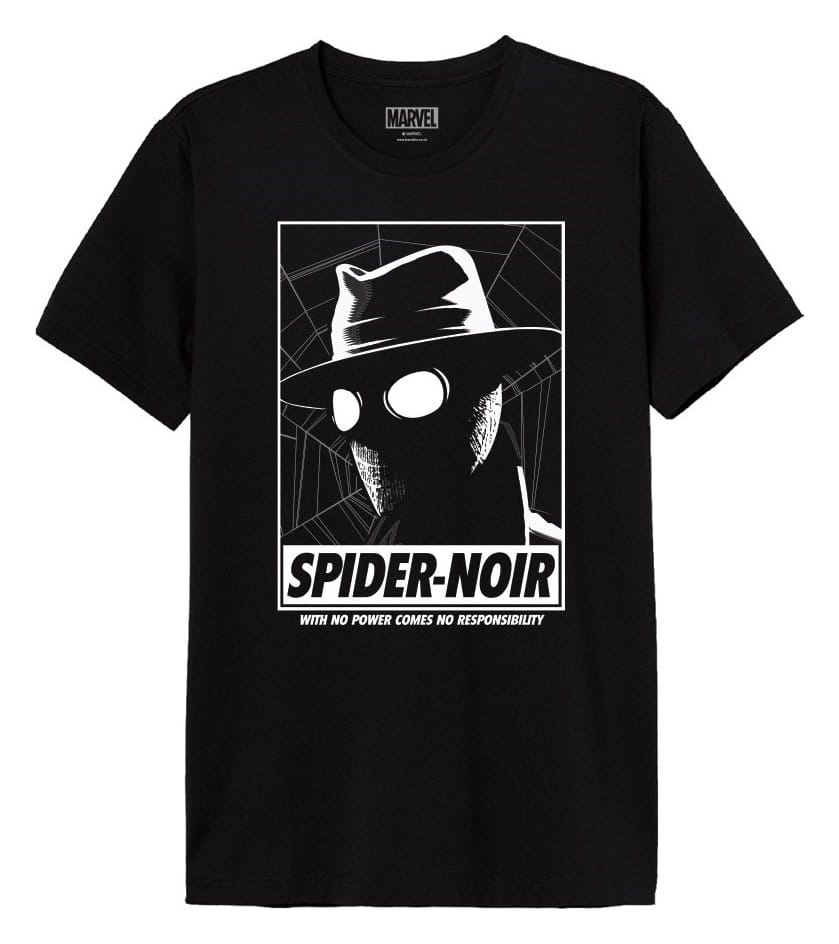 Marvel T-Shirt Spider-Noir Red Banner Cover Size XL