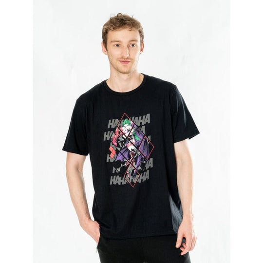 DC Comics T-Shirt Harley Quinn Joker Diamond Size XL