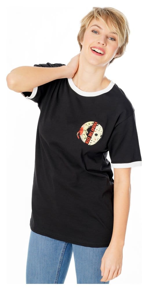 Friday the 13th T-Shirt Life Ring Mask Reverse Size S