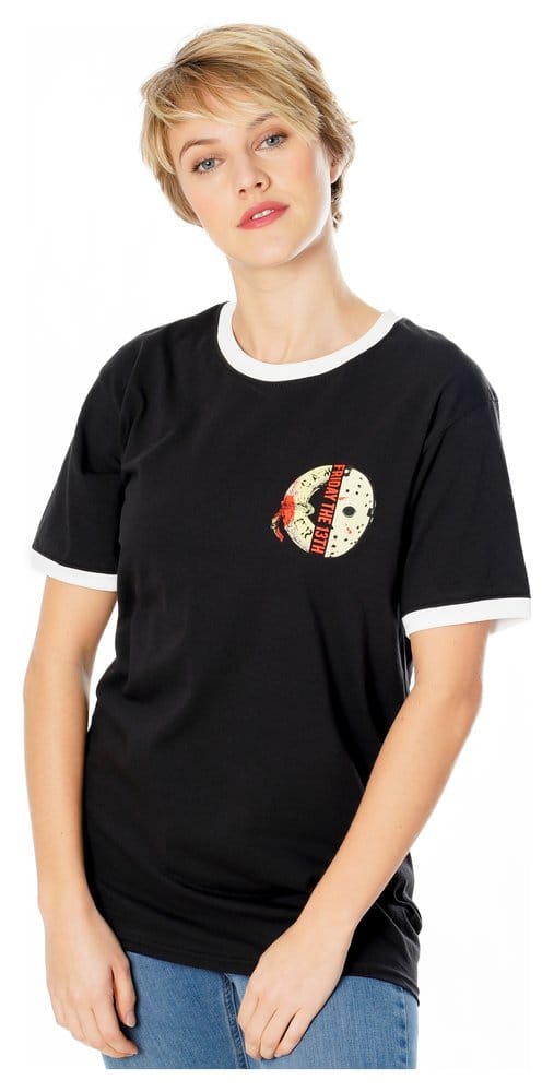 Friday the 13th T-Shirt Life Ring Mask Reverse Size S