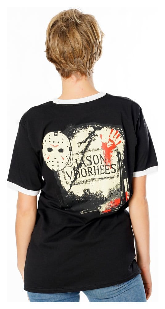 Friday the 13th T-Shirt Life Ring Mask Reverse Size S