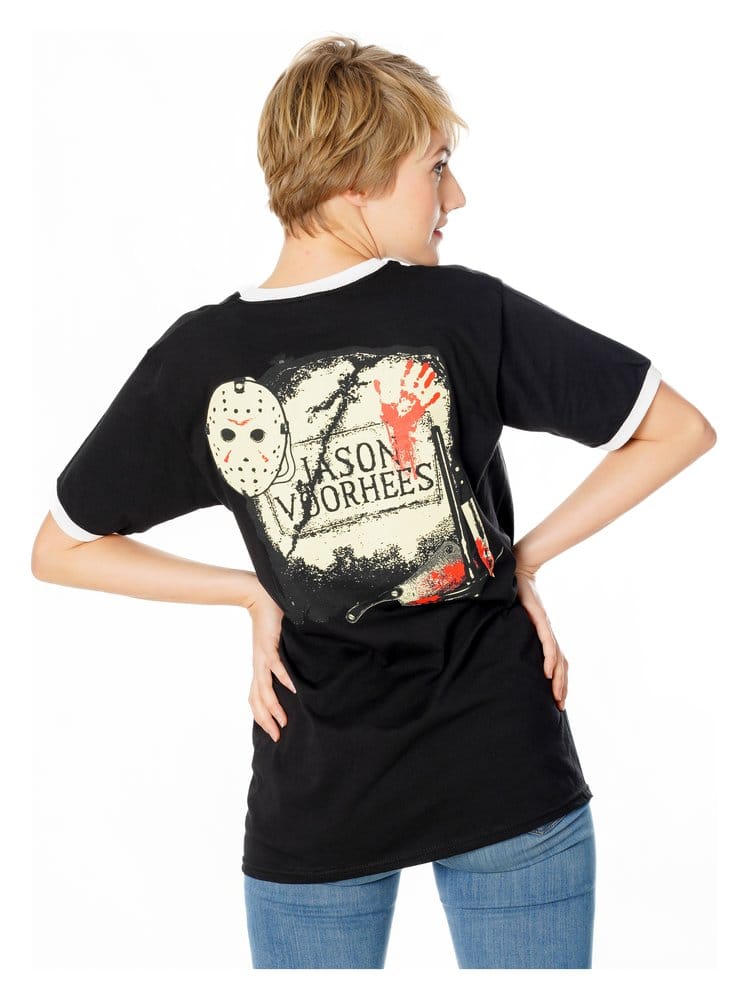 Friday the 13th T-Shirt Life Ring Mask Reverse Size S