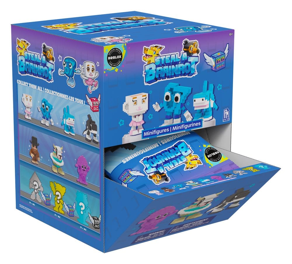 Roblox Steal a Brainrot ミニフィギュア 1box 24 Steal a Brainrot Blind Bag Mini Figures Display (24) – Eventyrhuset
