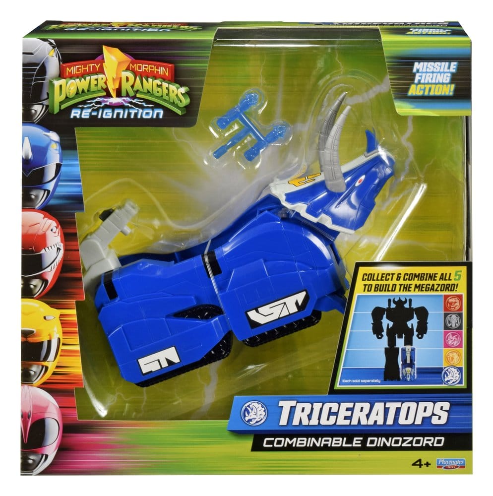 Mighty Morphin Power Rangers Combinable Dinozord Action Figure Triceratops 20 cm