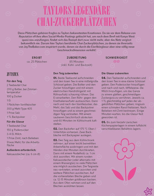 Taylor's Kitchen: The Ultimate Swiftie Cookbook *German Version*