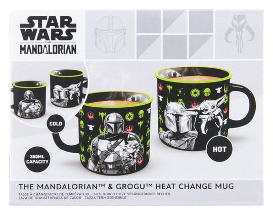 Star Wars: The Mandalorian Heat Change Mug Mandalorian and Grogu