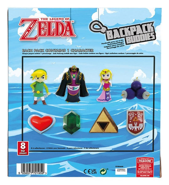 The Legend of Zelda Bag Clips Backpack Buddies Series 2 V3 Blind-Bag Display (24)