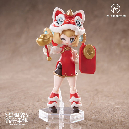 Isekai Ryoko no Techo Plastic Model Kit SP01 New Warrior Lennie Brown New Year Ver. 14 cm