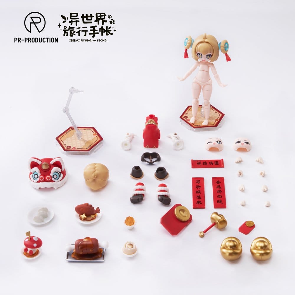 Isekai Ryoko no Techo Plastic Model Kit SP01 New Warrior Lennie Brown New Year Ver. 14 cm