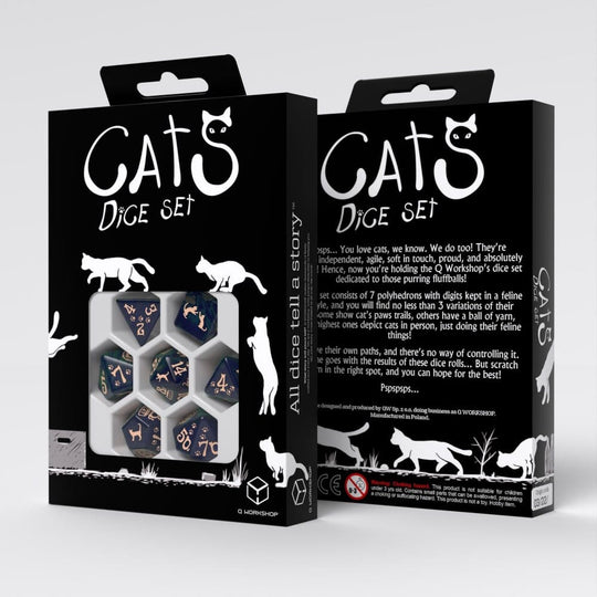 CATS Dice Set of 7 Mittens