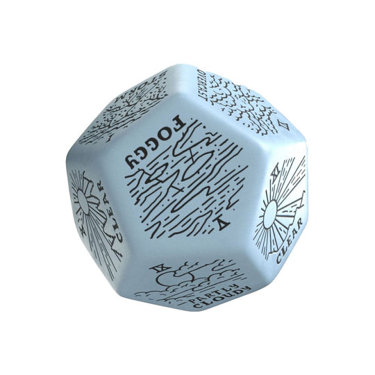 Viridian Jumbo Dice Weather Generator Die D12 Blue