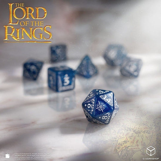 The Lord of the Rings Dice Set of 7 Gondor