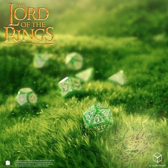 The Lord of the Rings Dice Set of 7 Shire