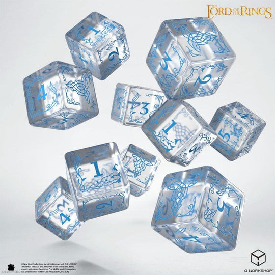 The Lord of the Rings: 10 D6 Dice Set Rivendell (Water)