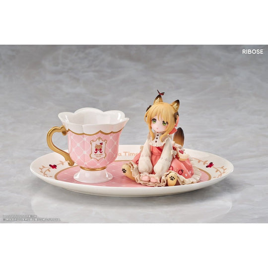 Original Character DLC Series PVC Figure Tea Time Cats Orange Cat 10 cm