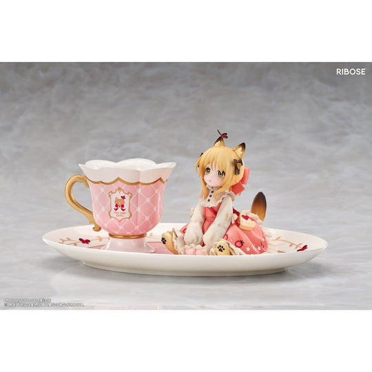 Original Character DLC Series PVC Figure Tea Time Cats Orange Cat 10 cm