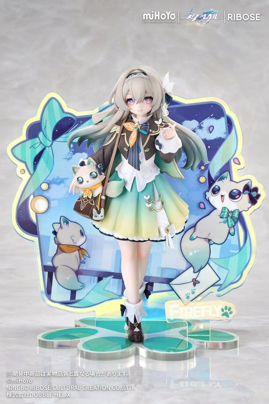 Honkai: Star Rail Rise Up+ Chibi Cat Series Mini Figure Firefly Ver. 18 cm