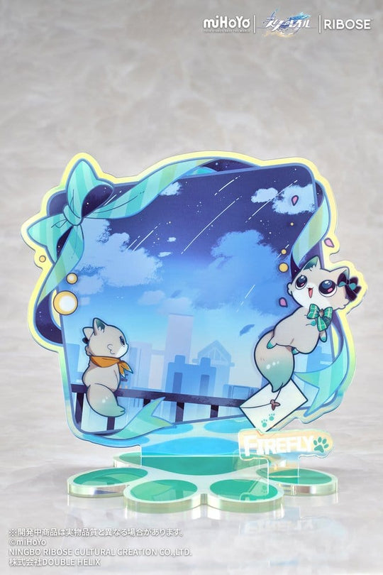 Honkai: Star Rail Rise Up+ Chibi Cat Series Mini Figure Firefly Ver. 18 cm