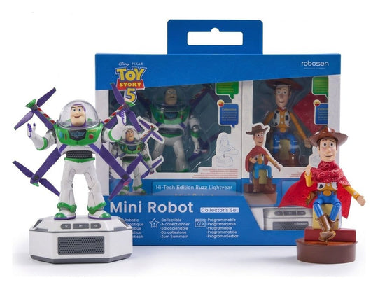 Disney Interactive Robot Toy Story 5 Set - Buzz Lightyear & Woody (Hi-Tech Edition) *German Version*