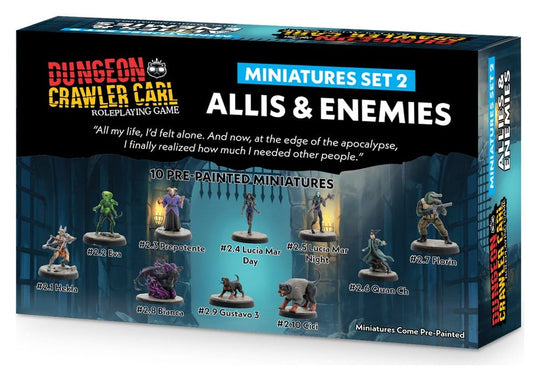 Dungeon Crawler Carl Miniatures Set 2 Enemies & Allies