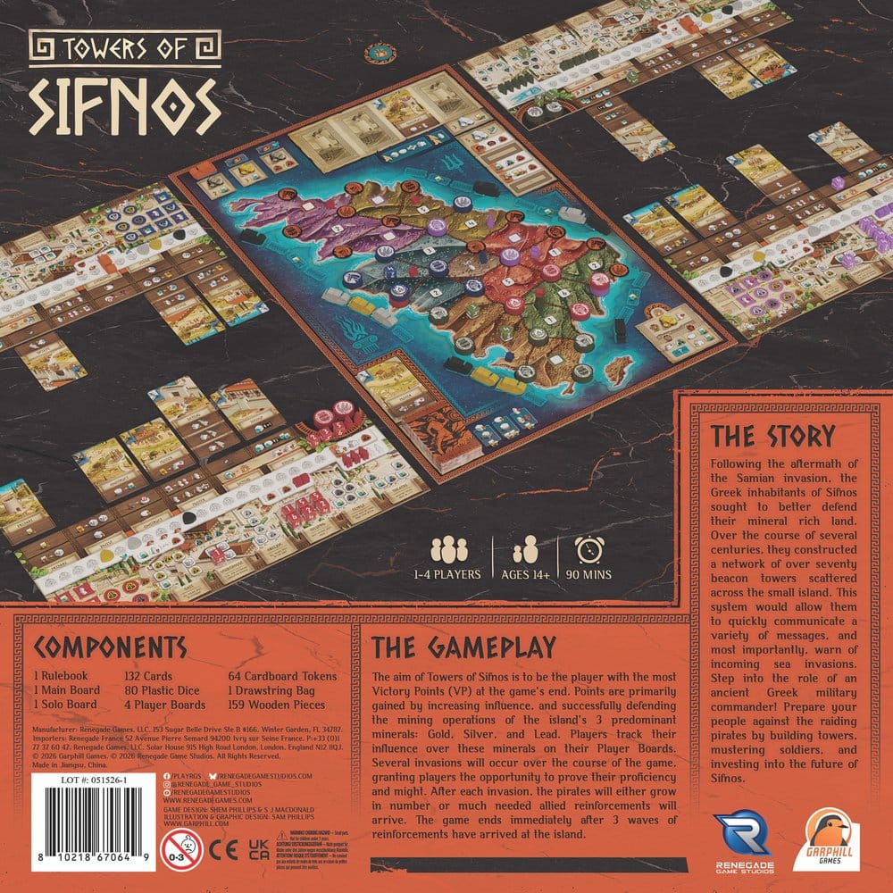 Towers of Sifnos Board Game *English Version*