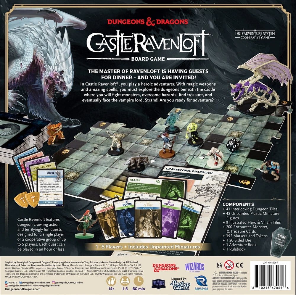 Dungeons & Dragons Board Game Castle Ravenloft *English Version*