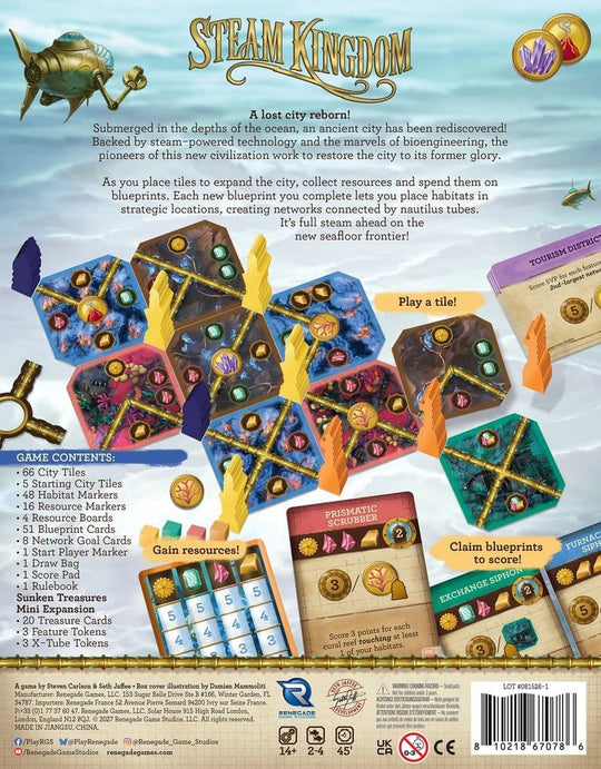 Steam Kingdom Board Game *English Version*