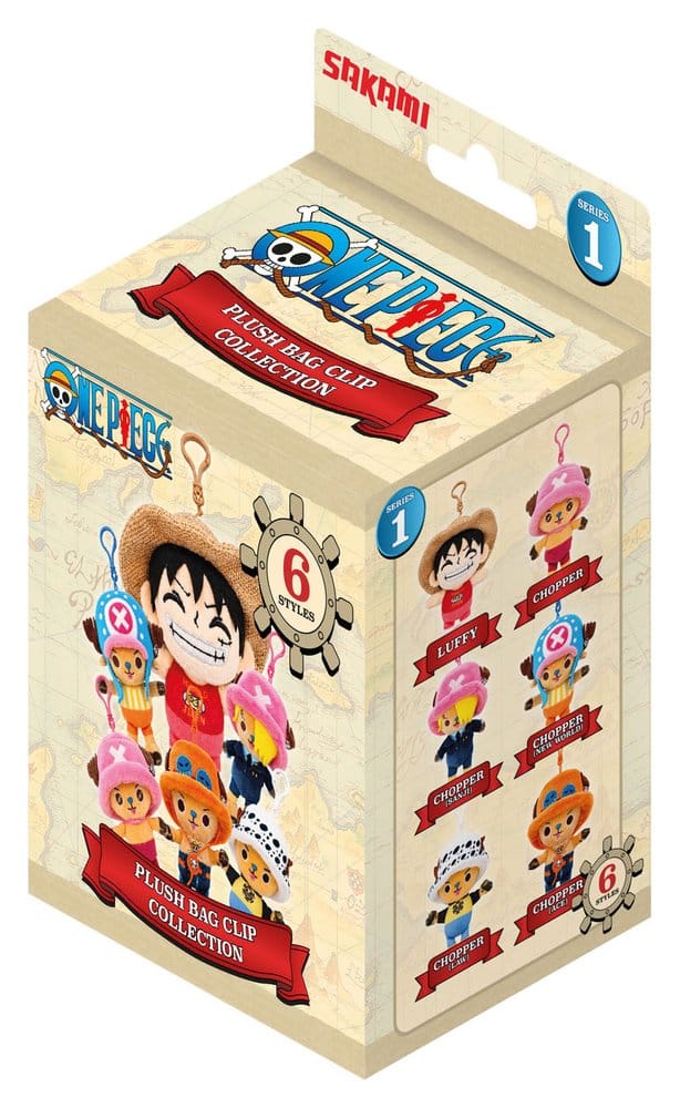 One Piece Plush Keychain Blind Box 11 cm Display (6)