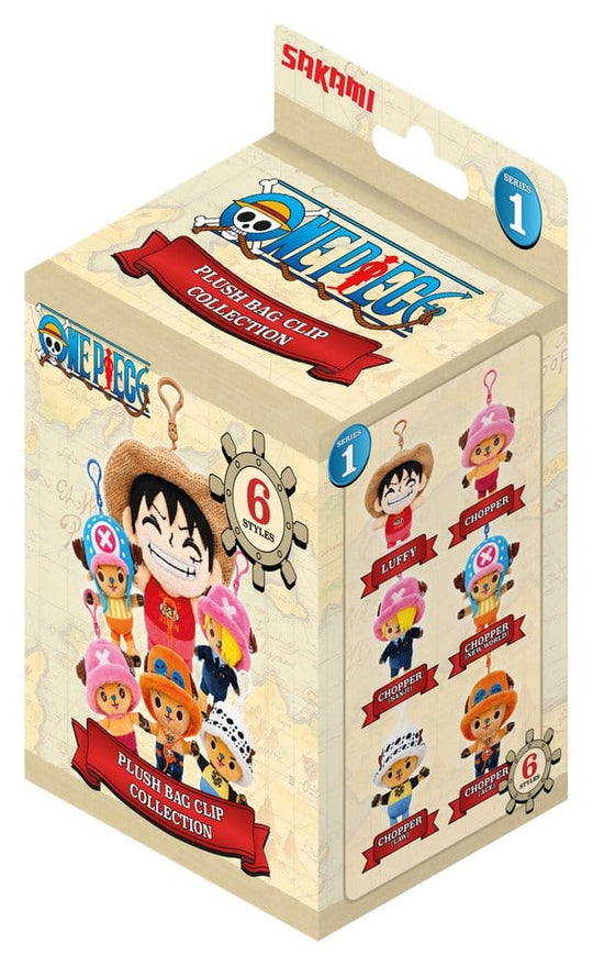 One Piece Plush Keychain Blind Box 11 cm Display (6)