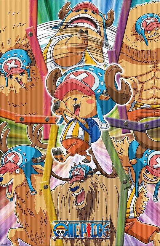 One Piece 3D Poster Chopper 38 x 58 cm