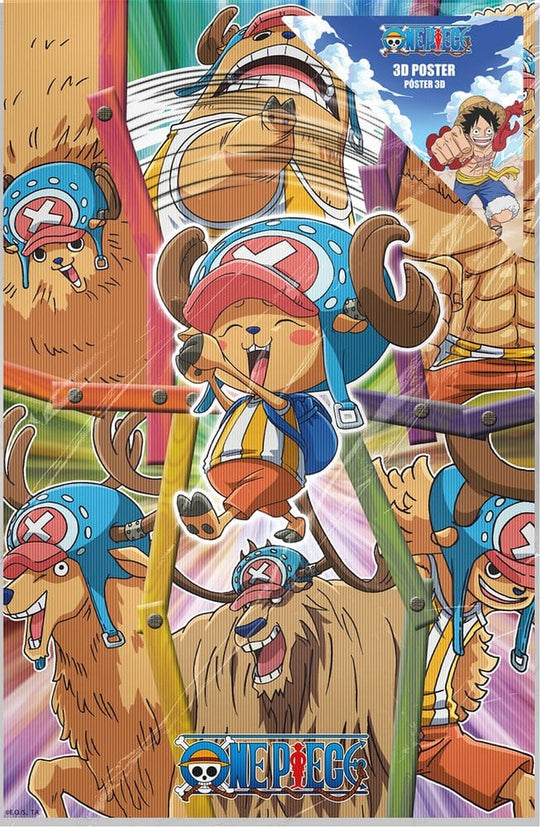 One Piece 3D Poster Chopper 38 x 58 cm