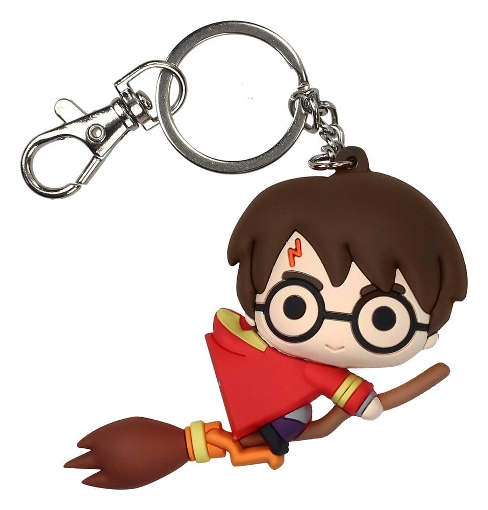 Harry Potter Rubber Keychain Harry on Broom 7 cm