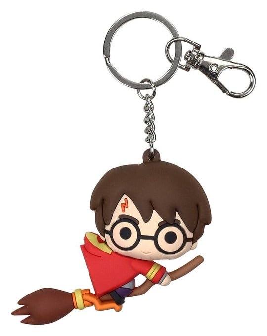 Harry Potter Rubber Keychain Harry on Broom 7 cm