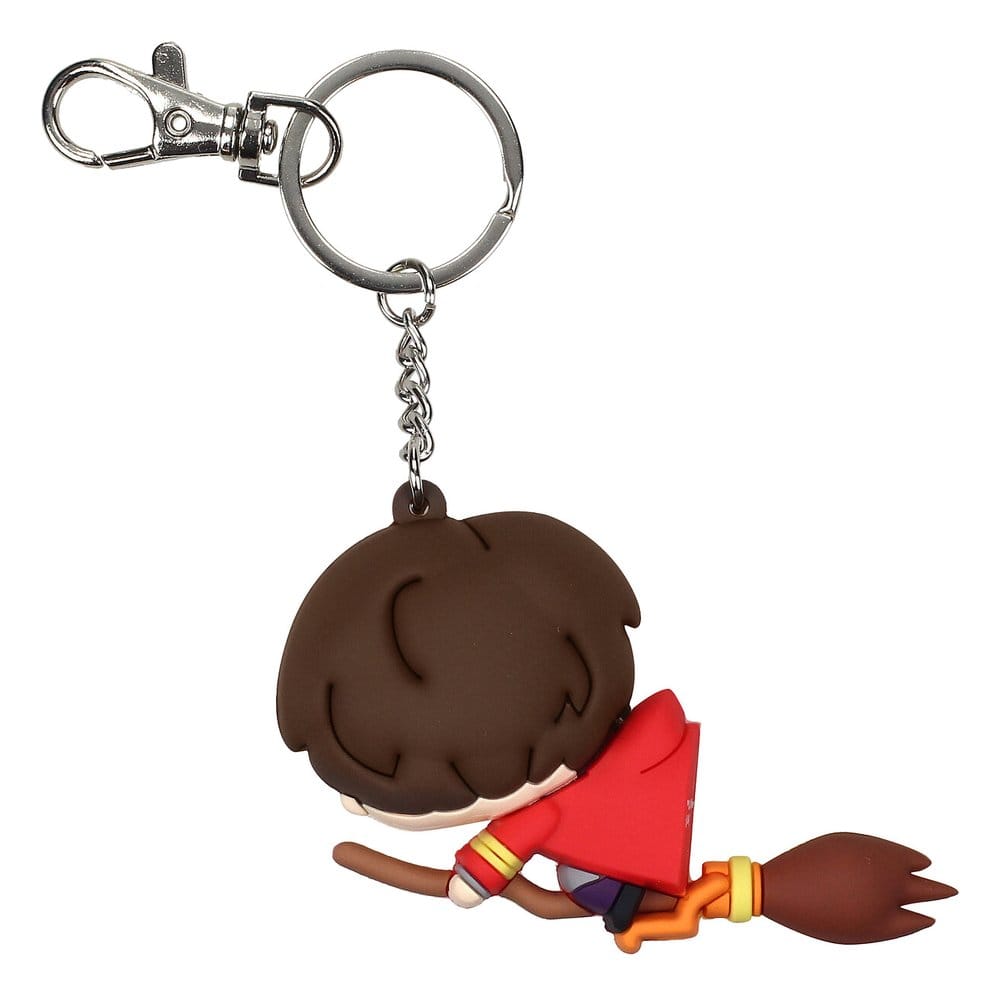 Harry Potter Rubber Keychain Harry on Broom 7 cm
