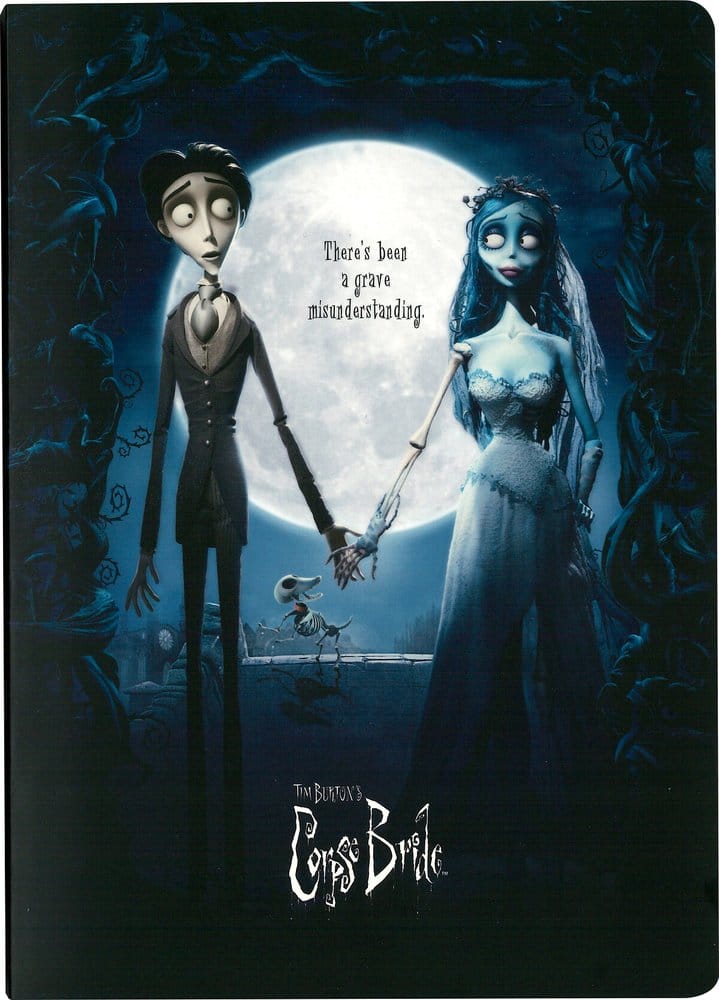 Corpse Bride Softcover Notebook Movie Poster 21 cm